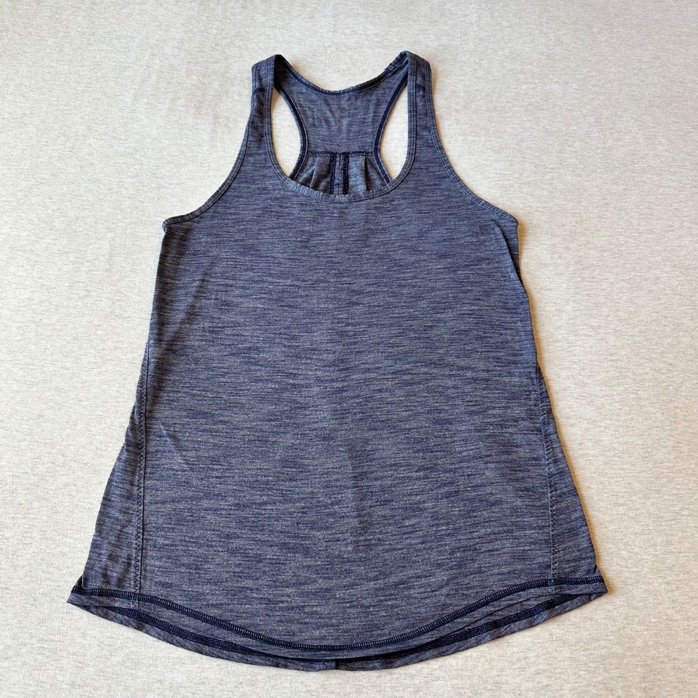 Lululemon Athletica Indigo Heathered Racerback‎ Tank Top Women